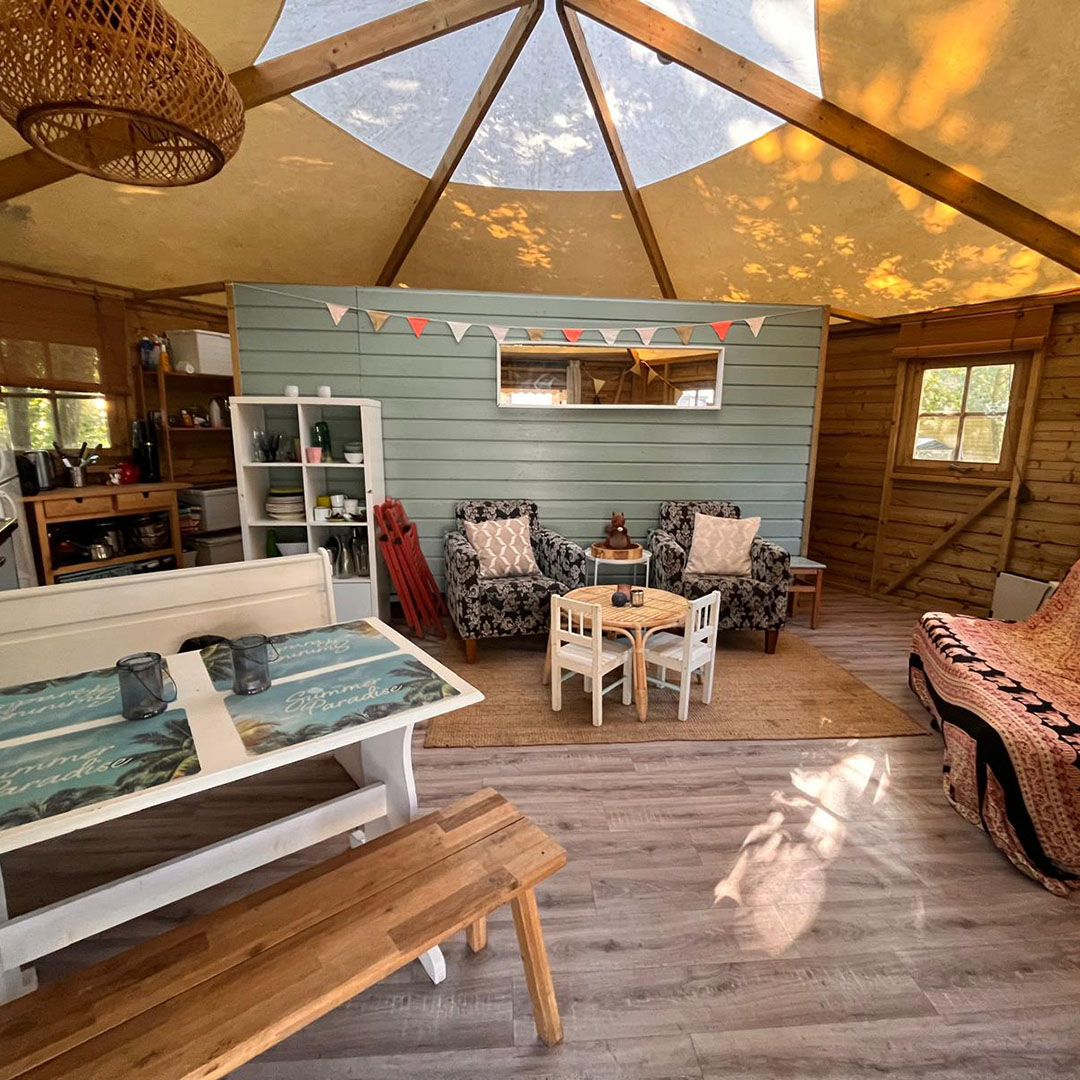 slingerland huisje - binnen