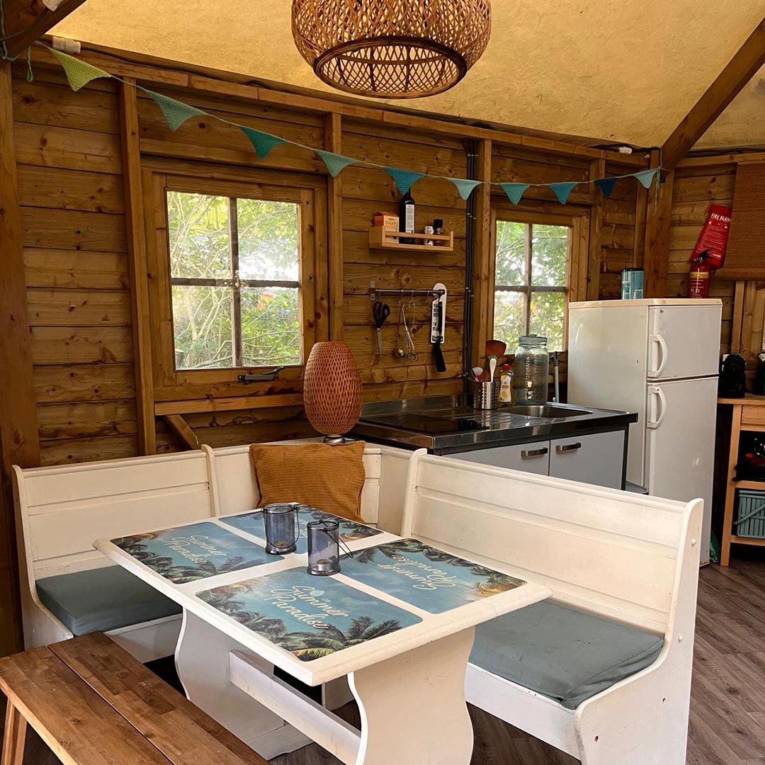 slingerland huisje - zithoek