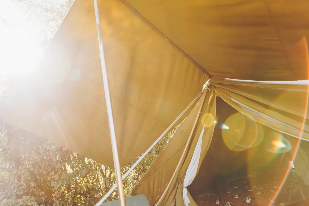 Camping_Dijk&Meer-ingerichte tent