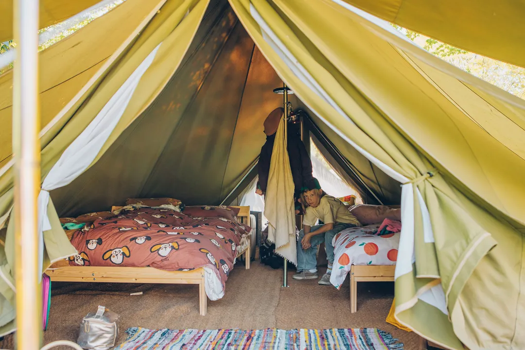 Camping_Dijk&Meer-ingerichte tent