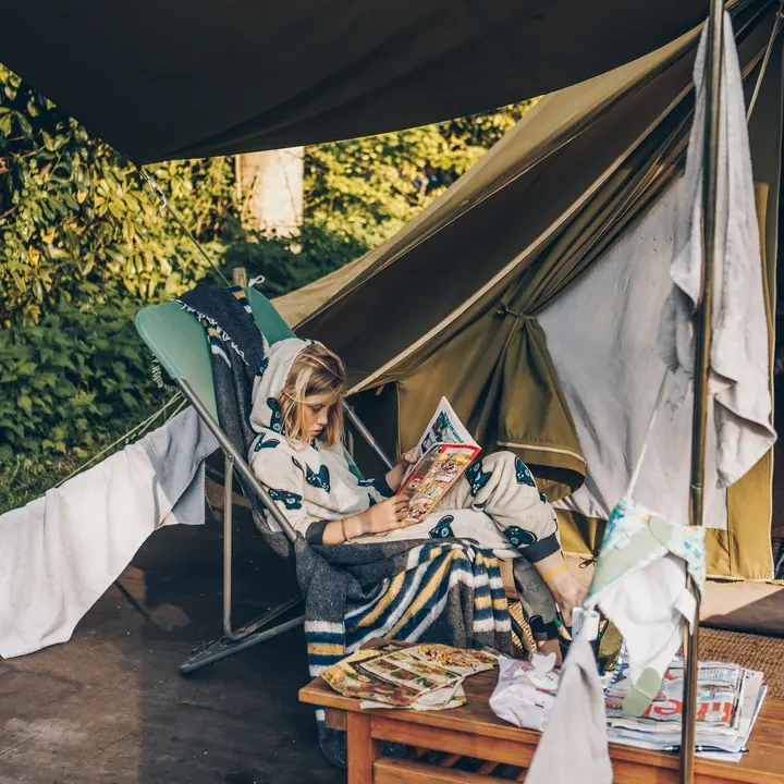 Camping_Dijk&Meer-ingerichte tent
