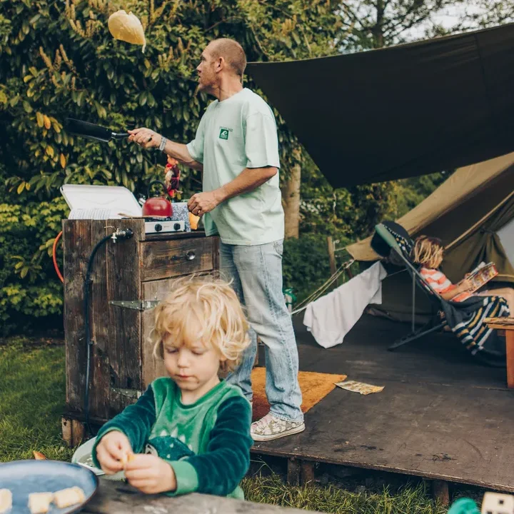 Camping_Dijk&Meer-ingerichte tent